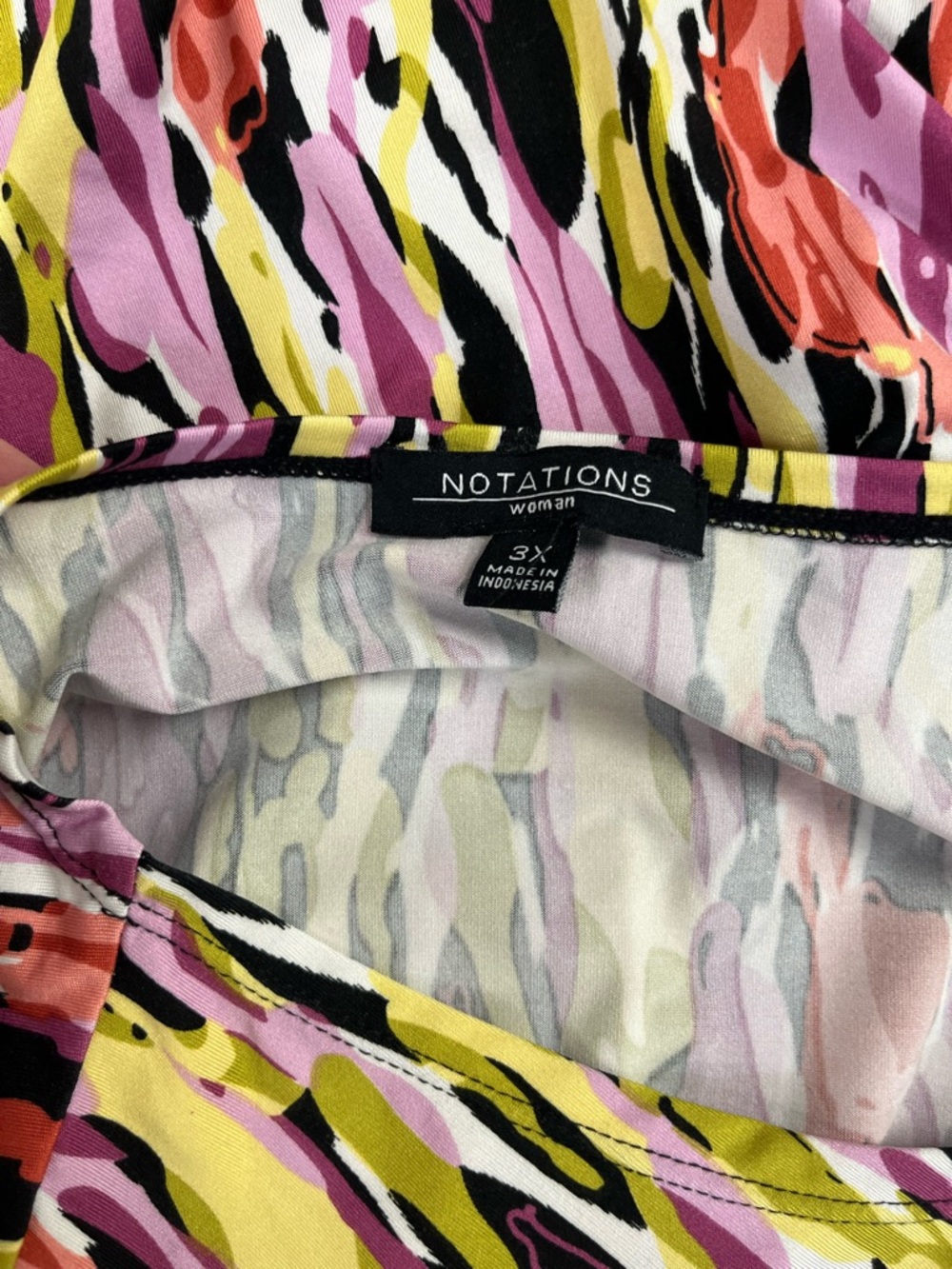 Notations 3X pullover top - Picture 6 of 8